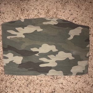 Camo crop top